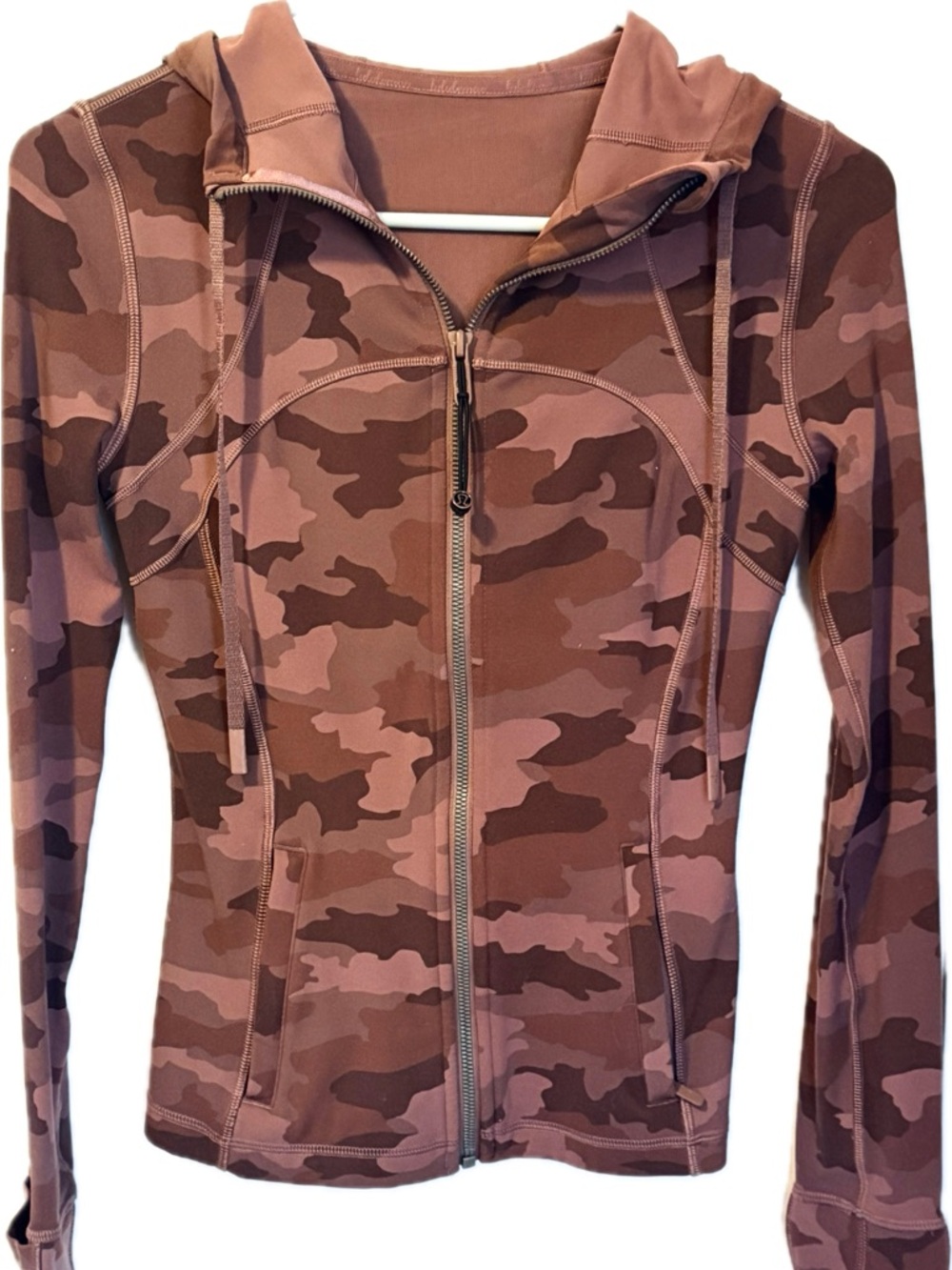 Lululemon Hooded Define Jacket Nulu Heritage 365 Camo Roasted Brown Multi 4 2157